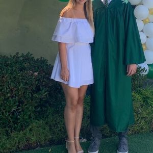 Missguided White Off-Shoulder Dress